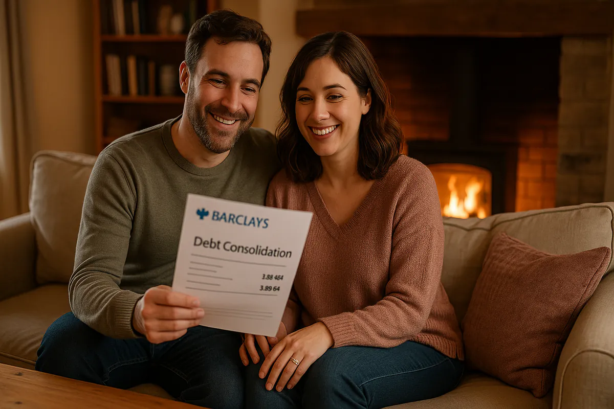 Couple Consolidates £56K Debt via Barclays Remortgage