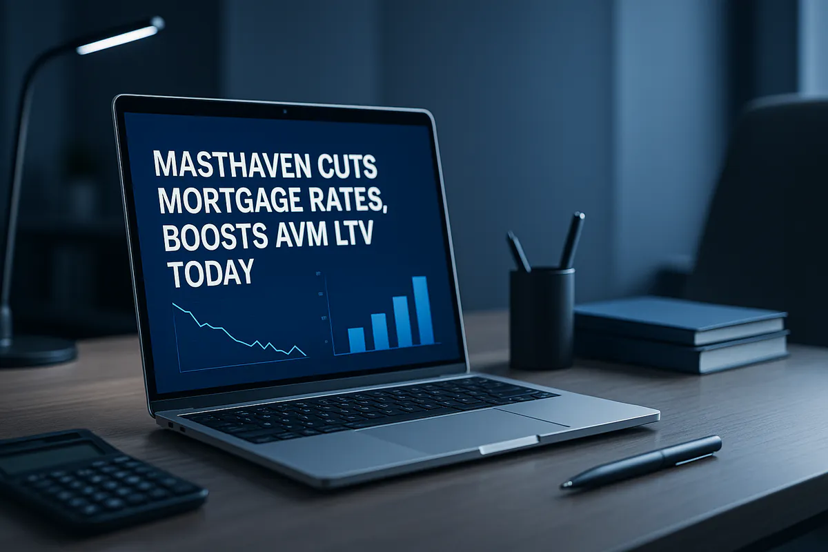 Masthaven cuts mortgage rates, boosts AVM LTV today